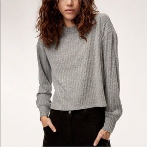 Wilfred Free Rudko Long Sleeve top, Grey, Large $30